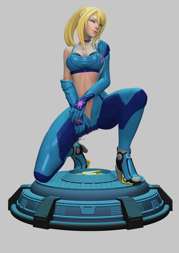 銀河戰(zhàn)士 薩姆斯 蹲姿3D打印模型