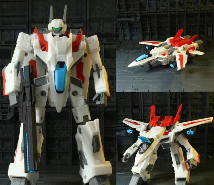 可變形的飛機機器人拼裝模型3D打印模型