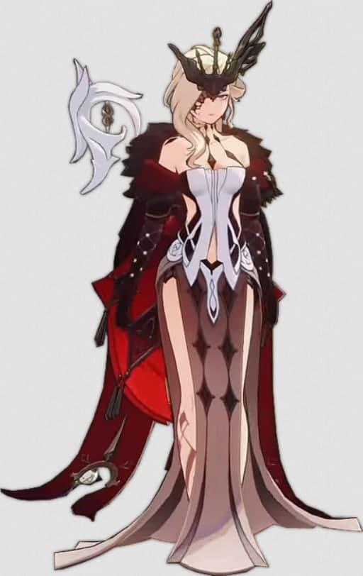 原神 女士羅莎琳3D打印模型