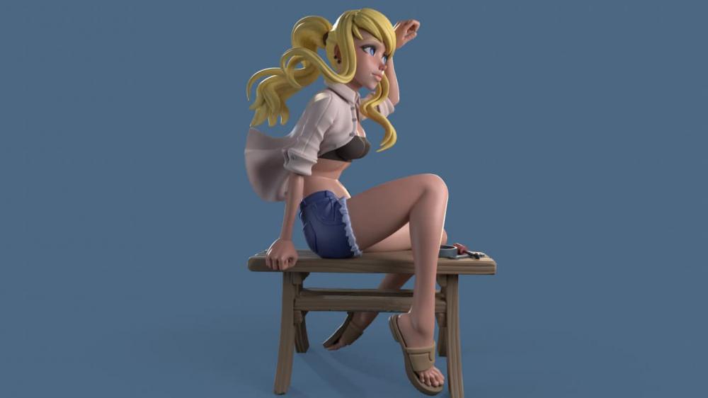 鋼之煉金術(shù)師 溫莉3D打印模型