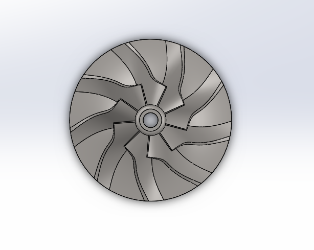 渦輪葉片3D打印模型