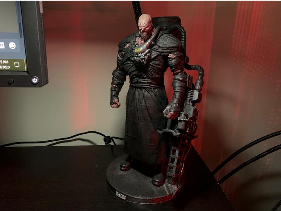 生化危機(jī)3追擊者（加特林噴火器）3D打印模型