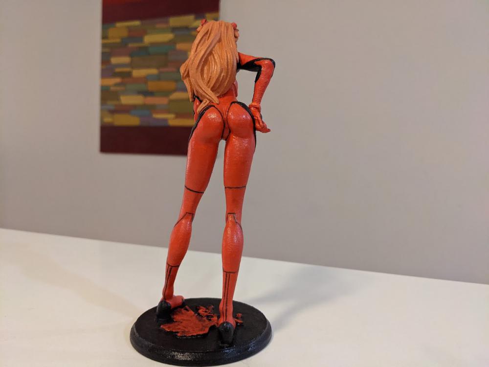 新世紀(jì)福音戰(zhàn)士 惣流·明日香·蘭格雷3D打印模型