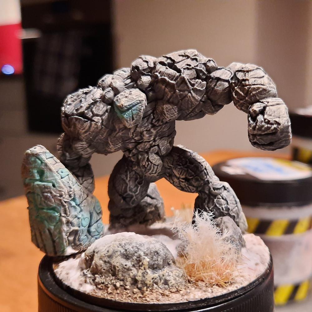 魔像石頭人3D打印模型