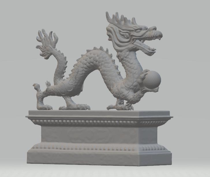 中國(guó)龍3D打印模型