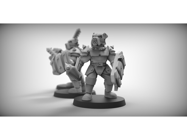 帝國牛頭犬防暴部隊3D打印模型