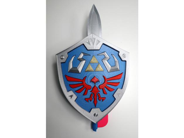 塞爾達(dá)劍盾游戲手柄3D打印模型