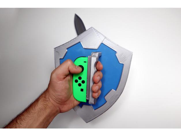 塞爾達(dá)劍盾游戲手柄3D打印模型