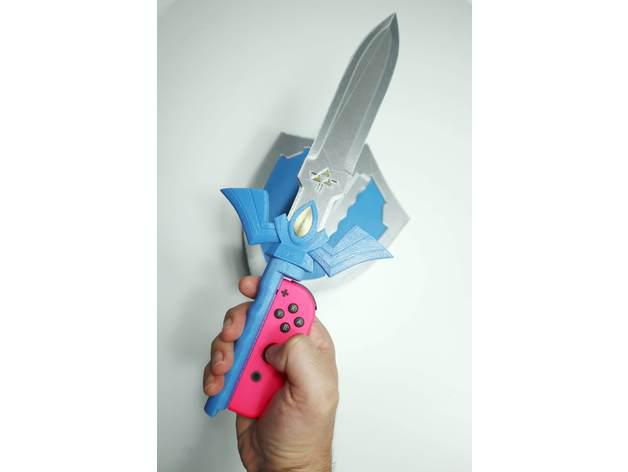 塞爾達(dá)劍盾游戲手柄3D打印模型