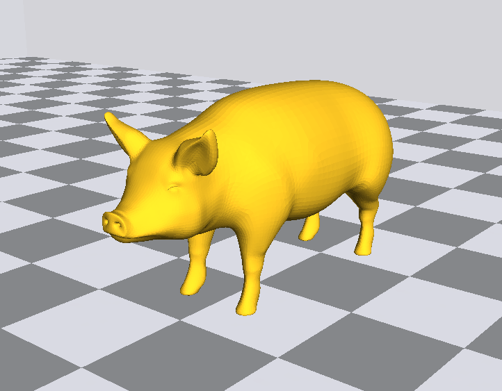 豬3D打印模型