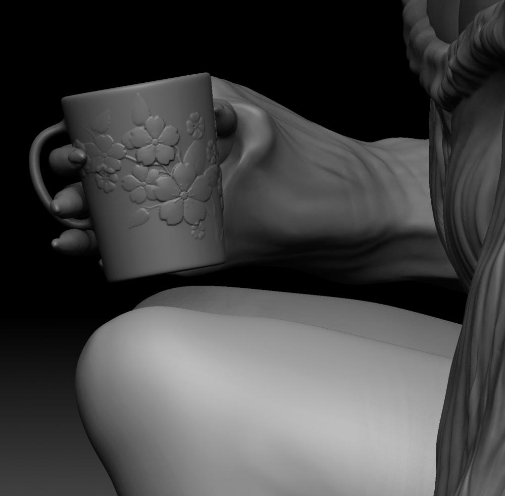 人造人18號 卡通版3D打印模型