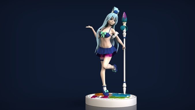 阿庫婭 為美好的世界獻上祝福3D打印模型