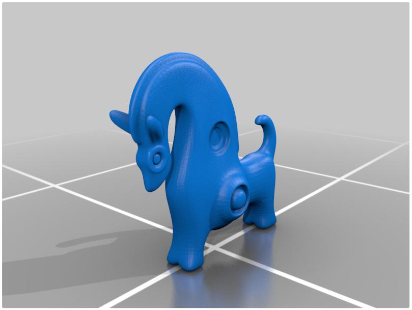 青銅馬3D打印模型