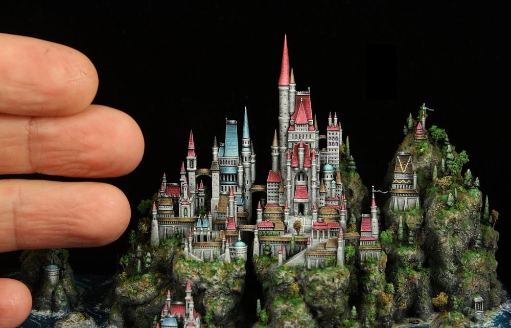 中世紀幻想城堡3D打印模型