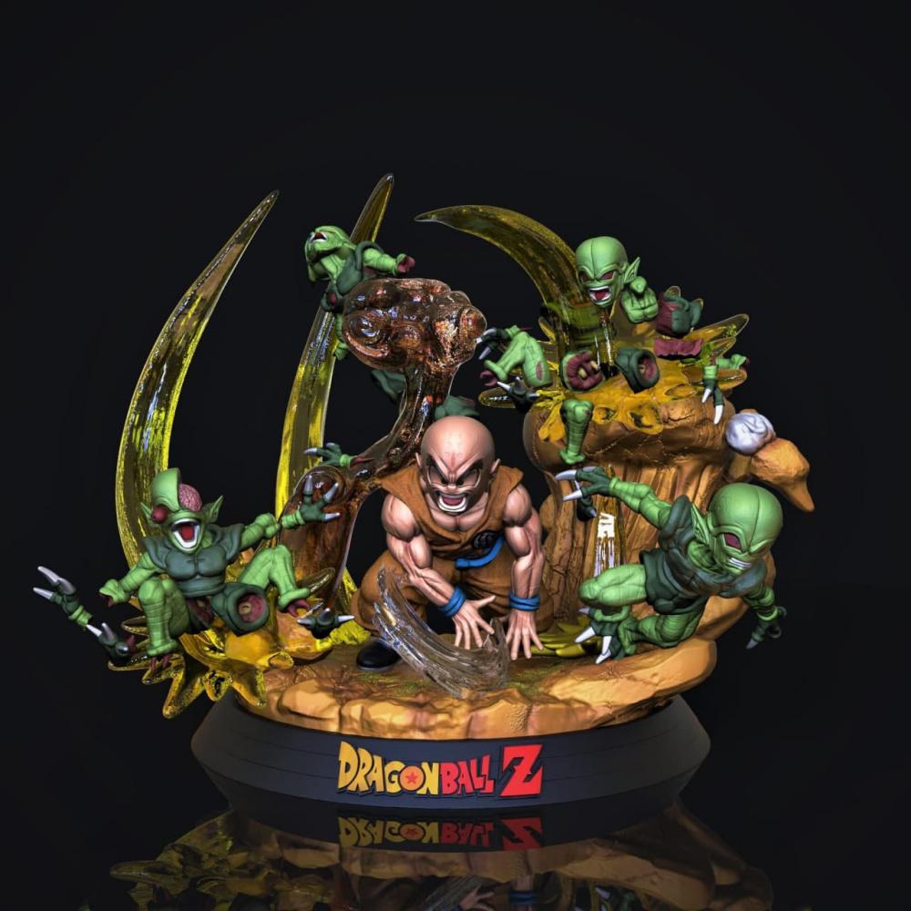 小林大戰(zhàn)栽培人 龍珠3D打印模型