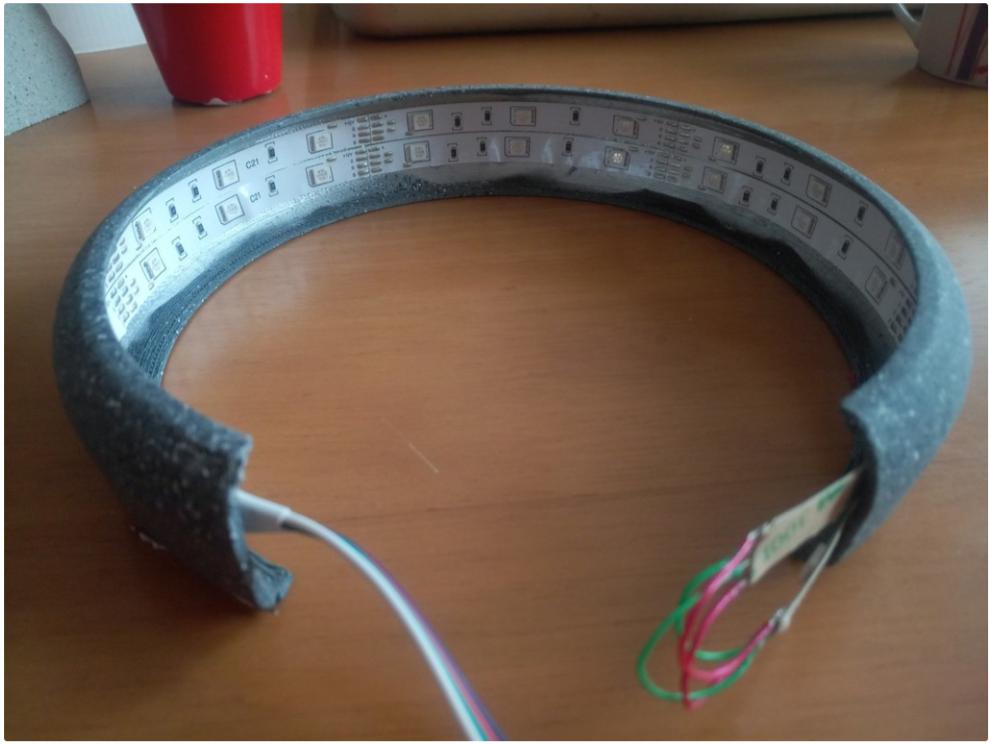環(huán)形燈-雕像花盆支架3D打印模型