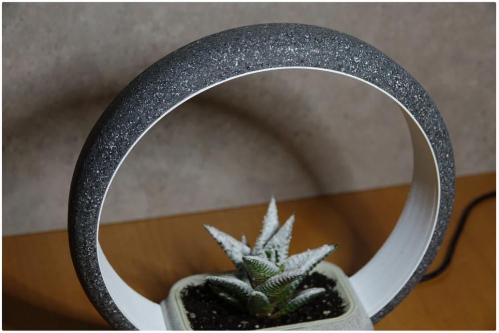 環(huán)形燈-雕像花盆支架3D打印模型