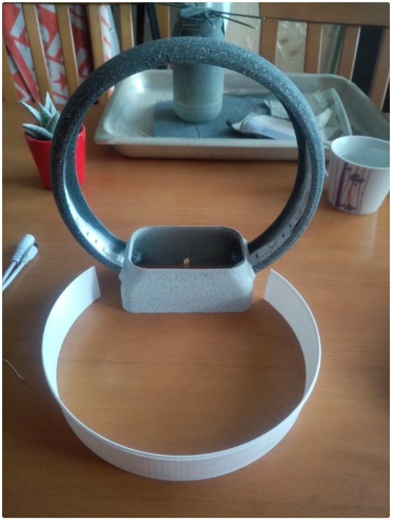 環(huán)形燈-雕像花盆支架3D打印模型