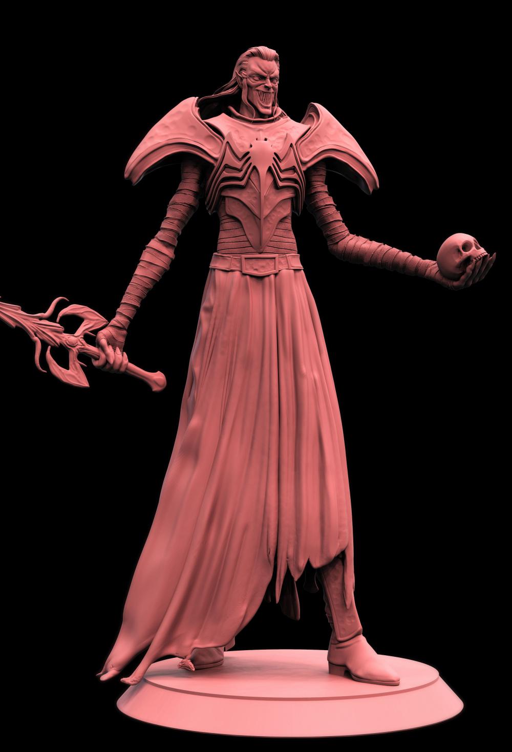 漫威超級反派 納爾 KNULL 共生體之神（375M/6小文件）3D打印模型