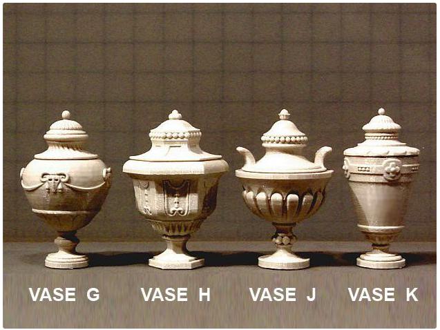 四個更經(jīng)典的花瓶3D打印模型