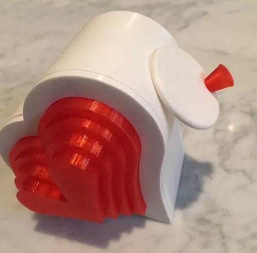  心動(dòng)的盒子3D打印模型