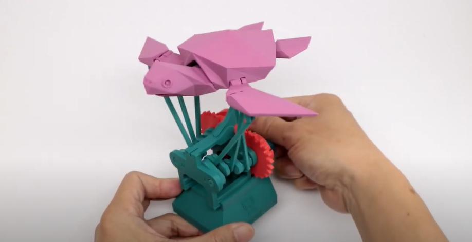 會飛的海龜3D打印模型