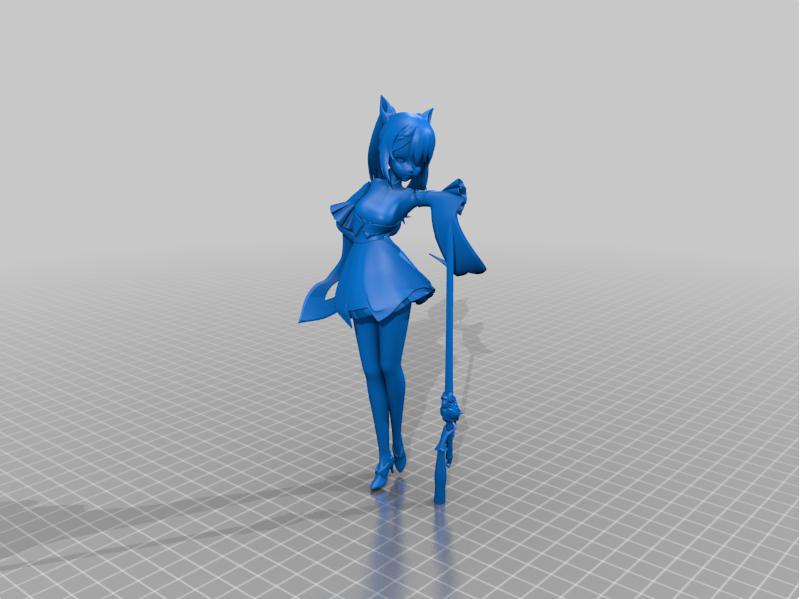 原神 刻晴3D打印模型