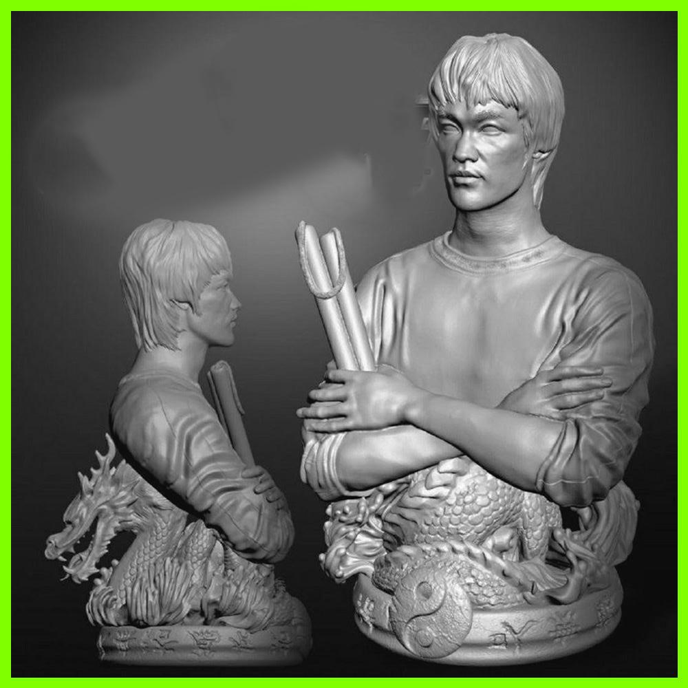 李小龍 半身像3D打印模型
