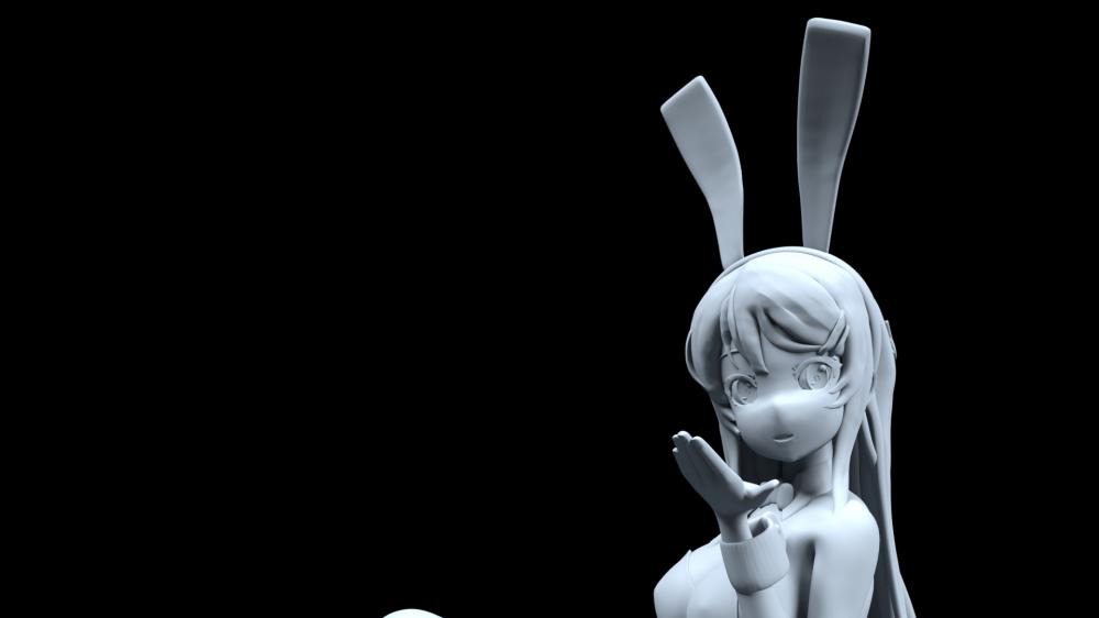 青春豬頭少年不會(huì)夢(mèng)到兔女郎學(xué)姐3D打印模型