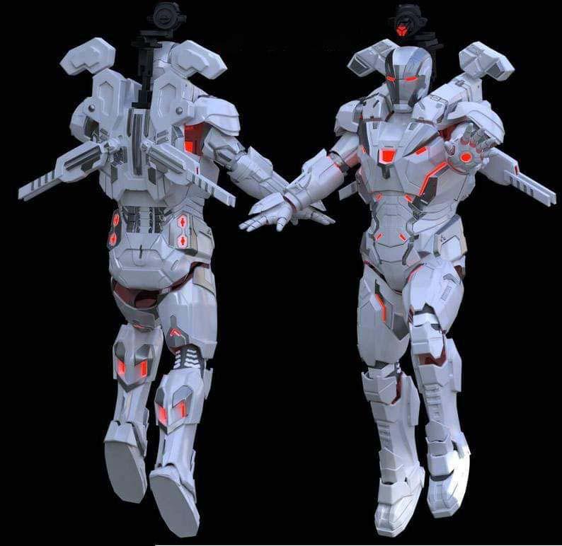 戰(zhàn)爭(zhēng)機(jī)器 MK43D打印模型