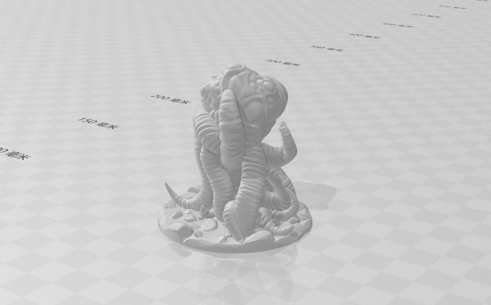 觸手憎惡3D打印模型