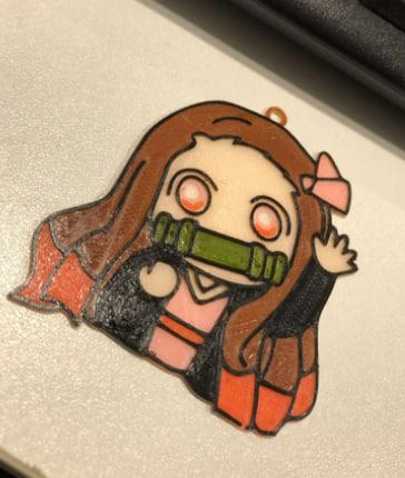 灶門(mén)禰豆子3D打印模型