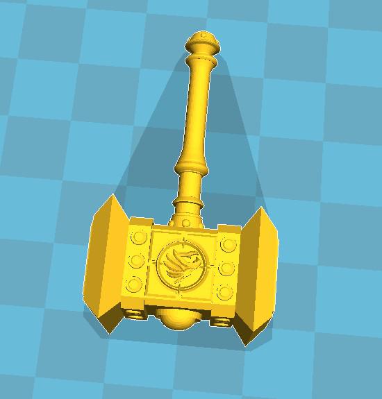 魔獸世界 毀滅之錘3D打印模型