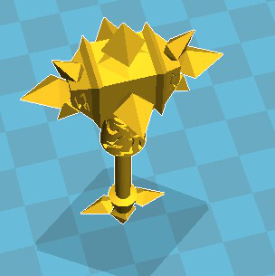 魔獸世界武器 炎錘3D打印模型