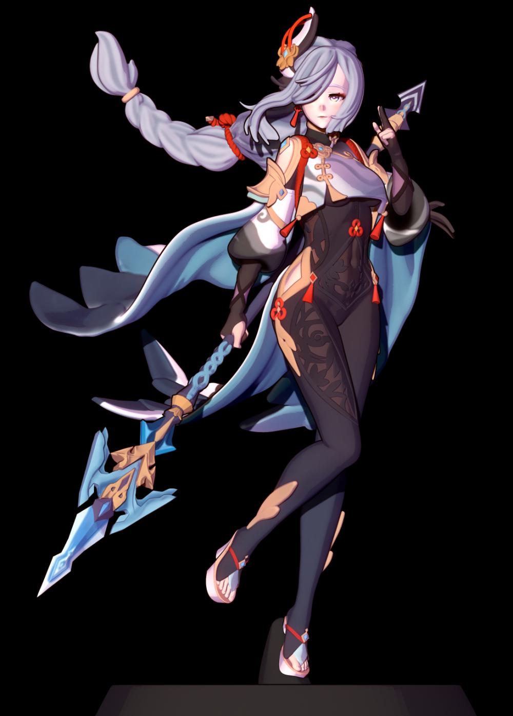 原神 申鶴3D打印模型