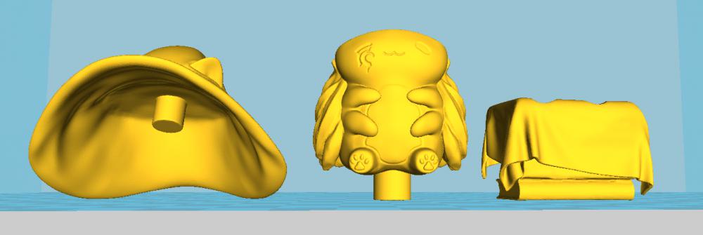 艾爾登法環(huán) 貓貓蟲咖波版拉妮3D打印模型