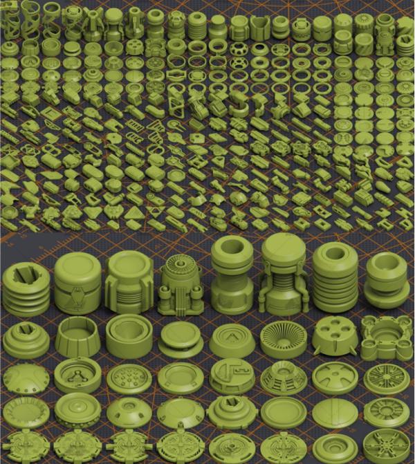 500套高達(dá)改裝零件