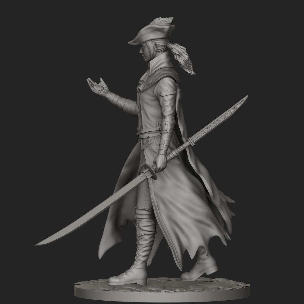 【血源詛咒】瑪利亞3D打印模型