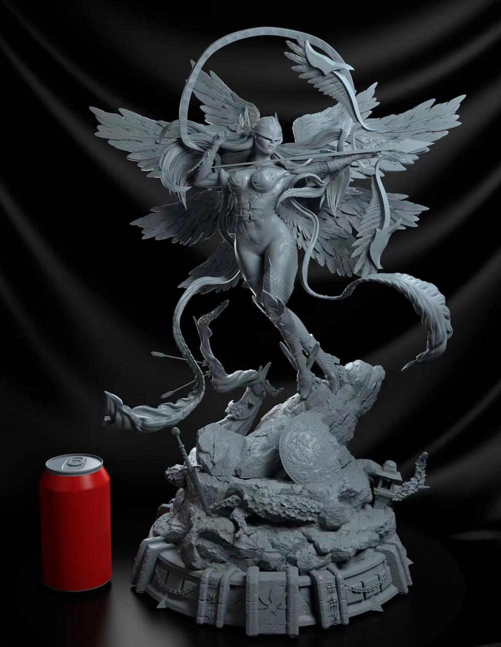 數(shù)碼寶貝 天女獸3D打印模型