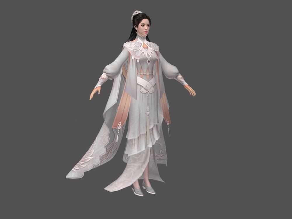 俠客女3D打印模型