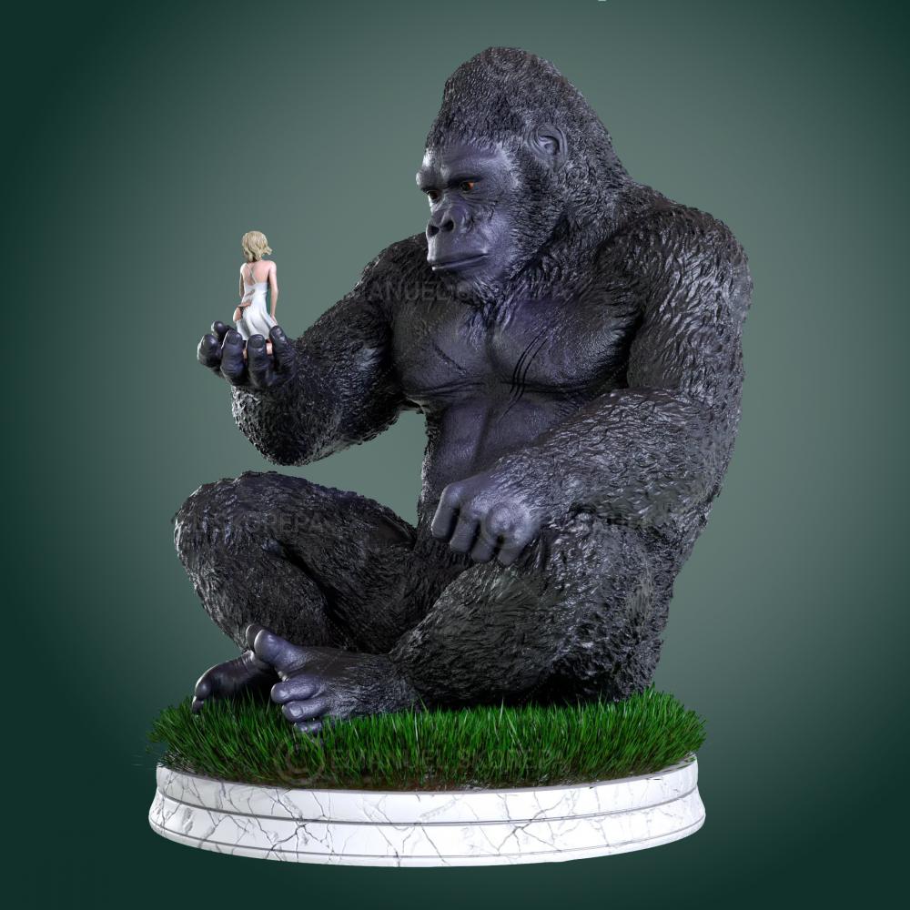 金剛與安·達(dá)羅3D打印模型