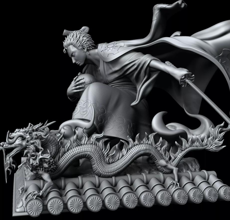 海賊王 索隆 武士版3D打印模型