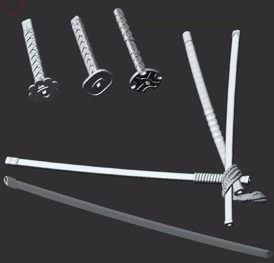 海賊王 索隆 武士版3D打印模型