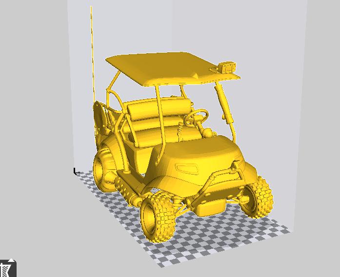 全地形車3D打印模型