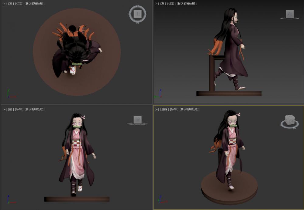 灶門禰豆子3D打印模型