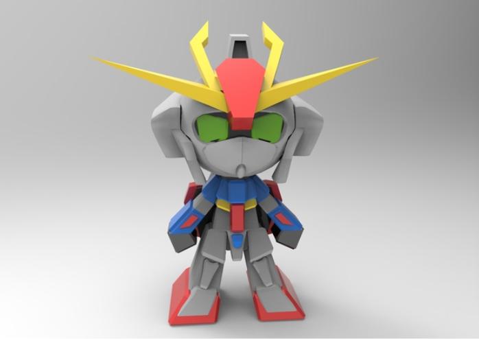 SD Z高達3D打印模型