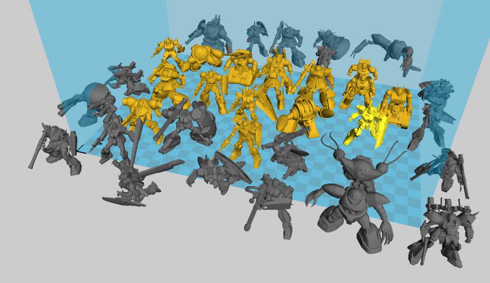 400+高達模型大禮包3D打印模型