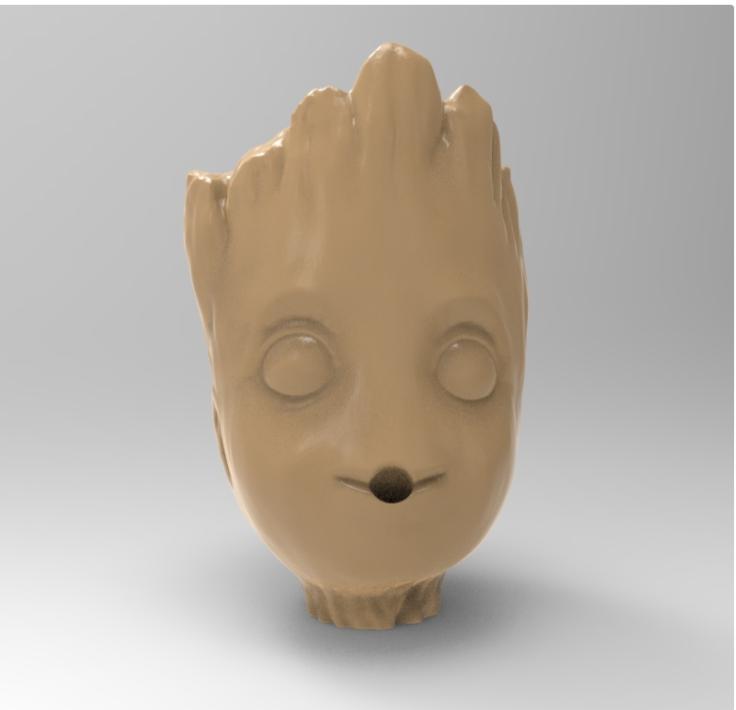 搞怪牙膏帽3D打印模型