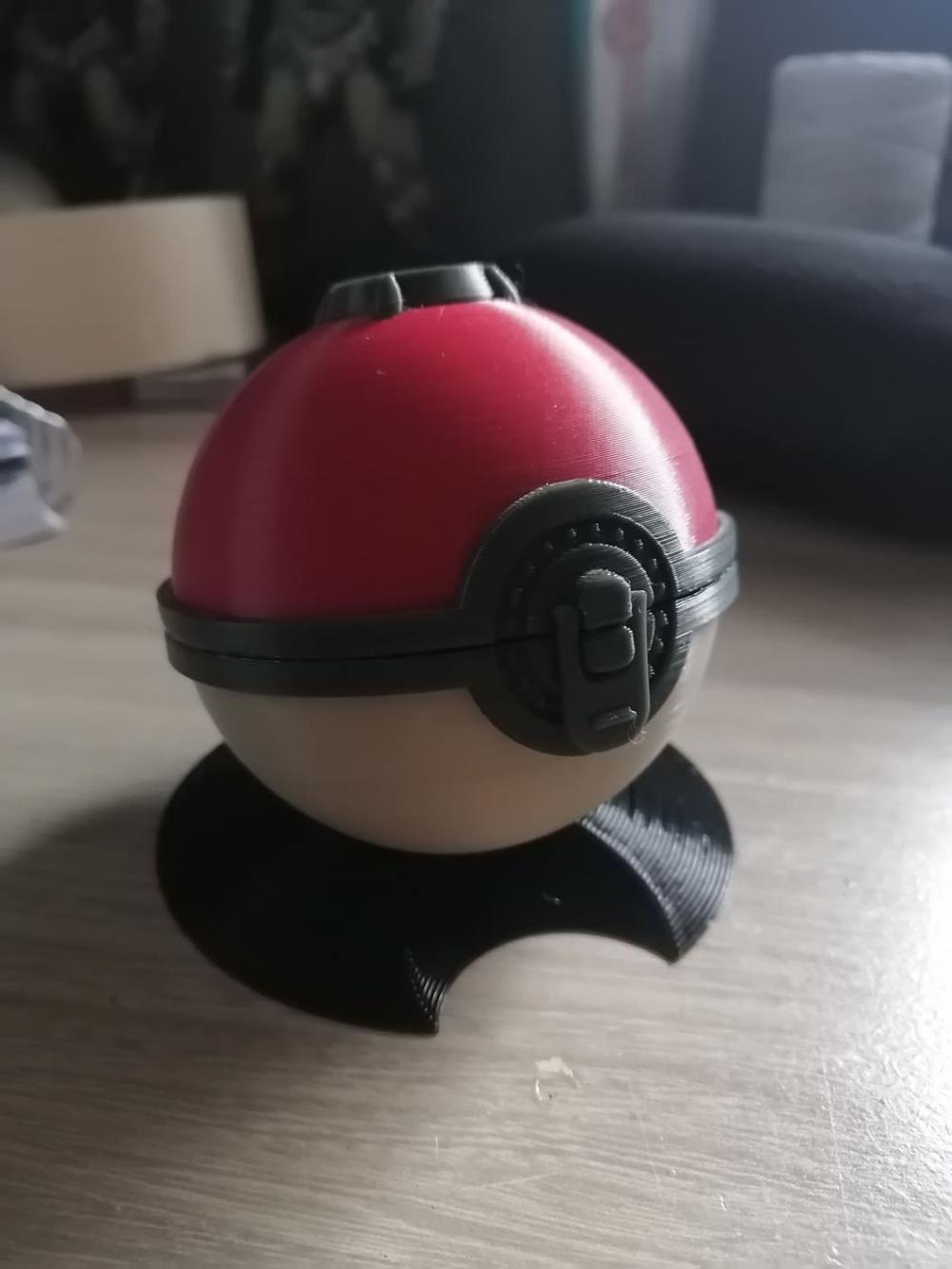 精靈球游戲卡槽3D打印模型