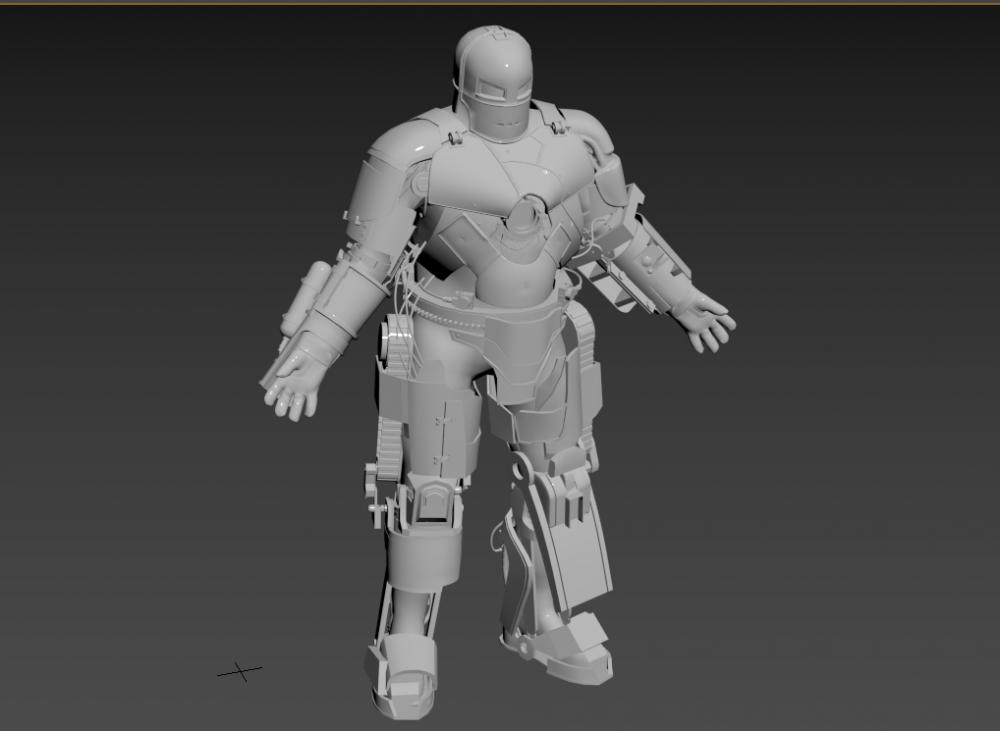 鋼鐵俠mk013D打印模型